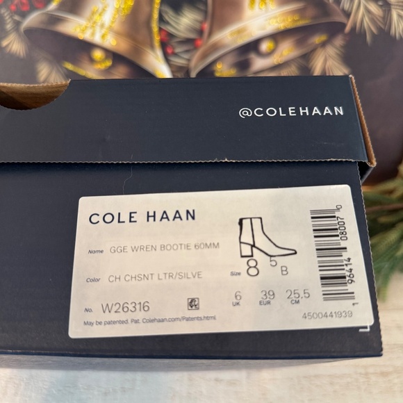 Cole Haan GGE Wren Bootie 60mm in Chestnut Leather (Grand 360) - Picture 2 of 9